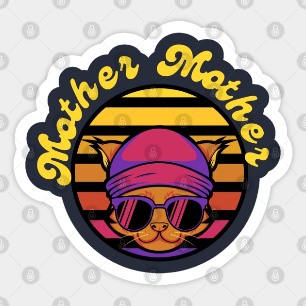 mother mother Sticker by Oks Storee